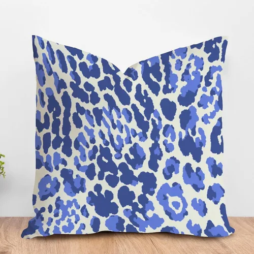 Miniatura 60 de ArogGeld Funda de almohada para sofá, guepardo y leopardo, estampado de leopardo, funda de cojín decorativa de granja para sala de estar