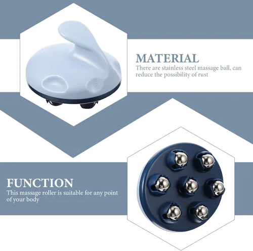 Miniatura 4 de Healeved Bola de rodillo de masaje para cuello, espalda y hombro, masajeador de punto de acupuntura de mano con diseño de punto de gatillo