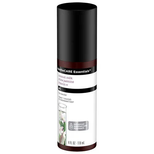 Miniatura 4 de ApotheCARE Essentials The Mender Aceite reparador del cabello, leche de coco, jazmín blanco, vitamina E, 4 onzas