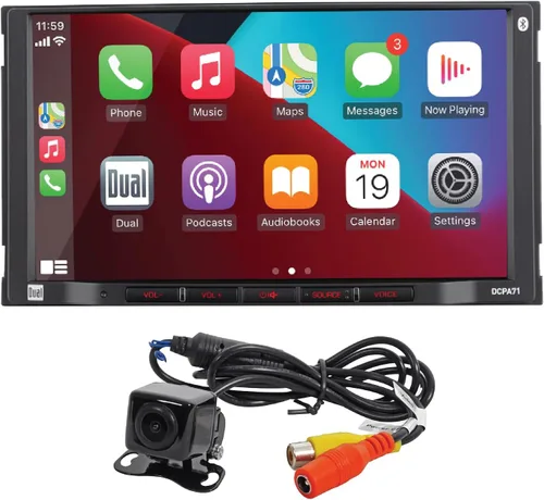 Miniatura 10 de Dual Electronics DCPA71 Estéreo de coche de 7 pulgadas con certificación Apple Carplay Android Auto Radio de estéreo de coche de pantalla táctil