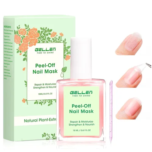 Miniatura 13 de GELLEN - Juego de capa base y capa superior de gel para uñas, 2 piezas de 18 ml, capa superior y base de gel de uñas de alta calidad, no necesita