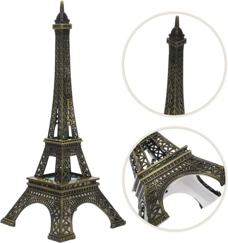 Miniatura 8 de Torre de luz LED, decoración de torre Eiffel, luz nocturna luminosa para dormitorio y escritorio, modelo de referencia creativo, regalo único