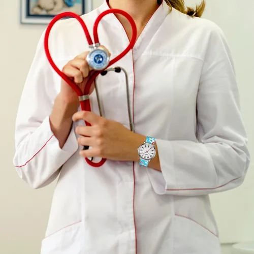 Miniatura 6 de BOFAN Reloj de enfermera para enfermeras profesionales médicos estudiantes médicos con varios colores médicos esfera fácil de leer segunda mano