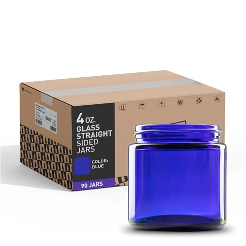 Miniatura 39 de The Bottle Depot - Tarro de vidrio de 4 oz (3.4 fl oz) - Ámbar transparente - 90 frascos - Cierres no incluidos - Acabado de cuello 58-400 - Tarros