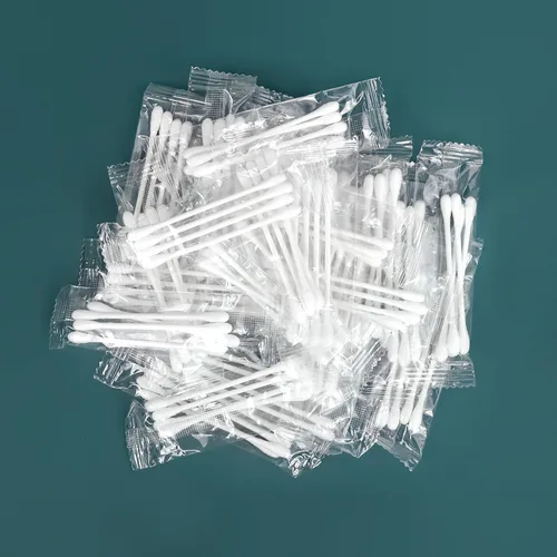 Miniatura 5 de Paquete de 200 hisopos de algodón, envueltos individualmente, palitos de papel de doble punta envueltos individualmente para orejas y maquillaje
