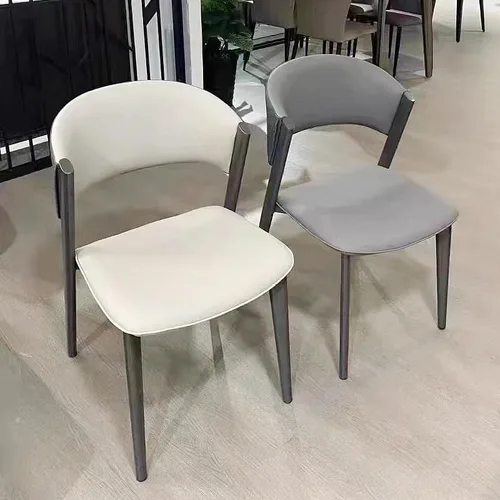 Miniatura 8 de Silla de escritorio cómoda Silla de comedor simple y moderna Silla de lujo ligera Silla de respaldo para el hogar Silla de comedor nórdica Silla