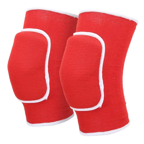 Miniatura 6 de 1 par de rodilleras protectoras, rodilleras de esponja gruesa, rodilleras para danza, yoga, multideportes (rojo)