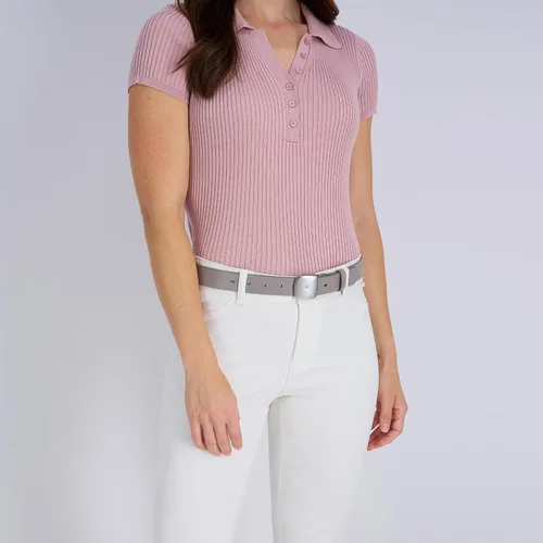 Miniatura 5 de Calvin Klein Cinturón casual para mujer con hebilla de placa