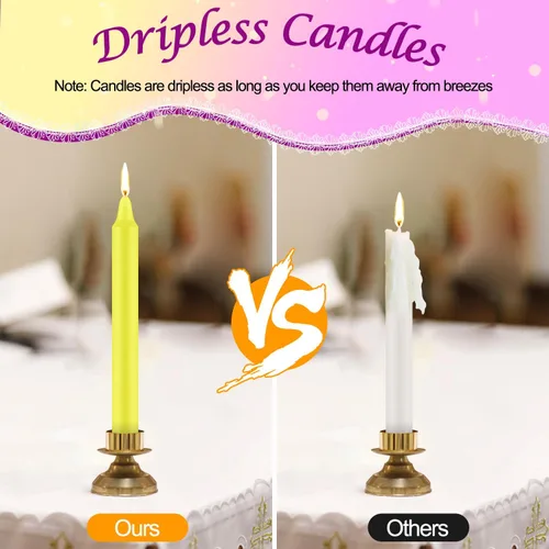 Miniatura 6 de Tobeape Paquete de 24 velas de hechizos de colores surtidos, mini velas cónicas de bruja mágica de 4 pulgadas a granel para rituales/brujería/altar