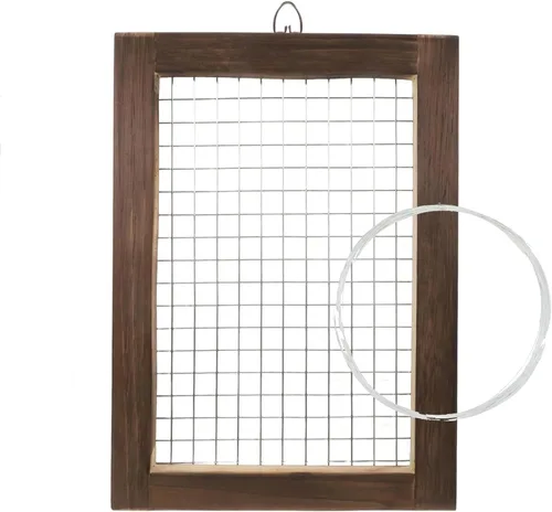 Miniatura 8 de Kit de montaje de helecho cuerno de ciervo, maceta colgante de pared de madera para orquídeas y jardín vertical, tablero de soporte para plantas