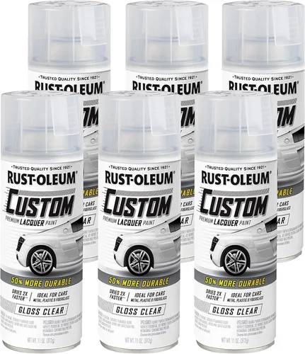 Miniatura 13 de Rust-Oleum 323349 - Pintura en aerosol de laca personalizada para automóviles, 11 onzas, color verde neón brillante, (paquete de 1 unidad)
