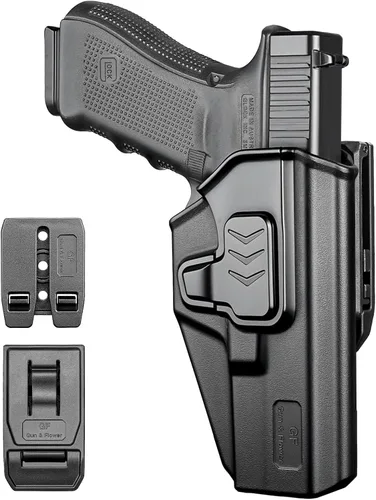 Miniatura 9 de GUN & FLOWER OWB Holster w/Belt Clip & Molle Adapter, Fits Glock 17/19 19X, Taurus G2C/G3C, 1911 Colt-Kimber-RIA-Springfield-S&W & More, 360°