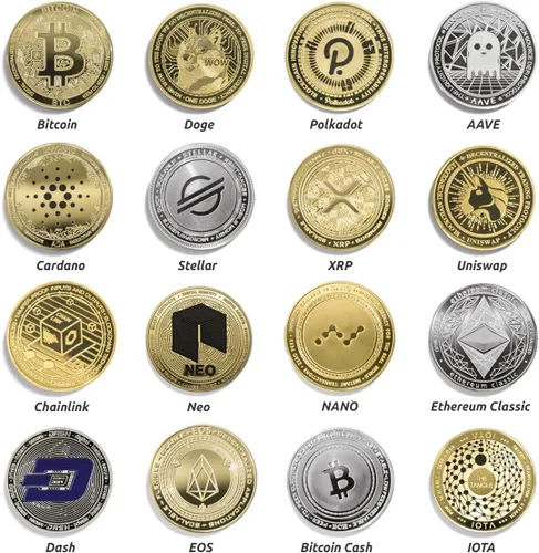 Miniatura 6 de Cryptochips Blacked Bitcoin (BTC) Criptomoneda física Criptomoneda conmemorativa que puede HODL