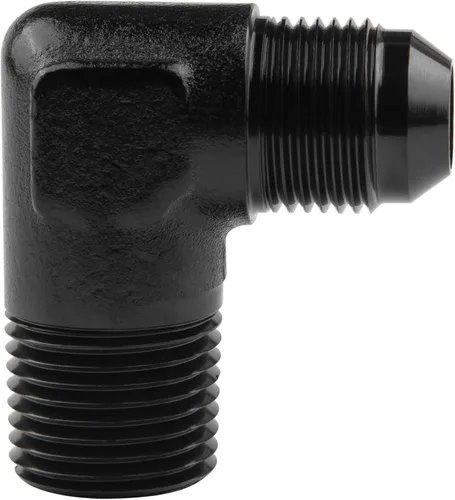 Miniatura 25 de EVIL ENERGY Adaptador de ajuste de 6AN a 3/8" NPT macho de 90 grados, aluminio