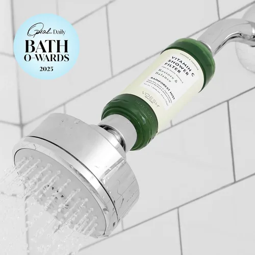 Miniatura 3 de VOESH Filtro de ducha con vitamina C, niebla de selva tropical, aromaterapia de ducha, purificador de agua, suavizante de agua, probióticos veganos