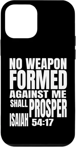 Miniatura 15 de iPhone 13 Pro No hay arma formada contra mí prosperará Isaías 54:17