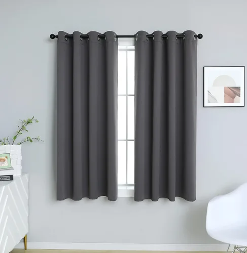 Miniatura 26 de INLINAS Cortinas opacas para dormitorio, aislamiento térmico, reducción de ruido, juego de 2 paneles de ahorro de energía, beige, 42 pulgadas