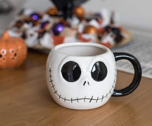 Miniatura 4 de Nightmare Before Christmas The Jack Skellington - Taza de café de 20 onzas Taza de cerámica de gran tamaño, taza de café Taza de café esculpida