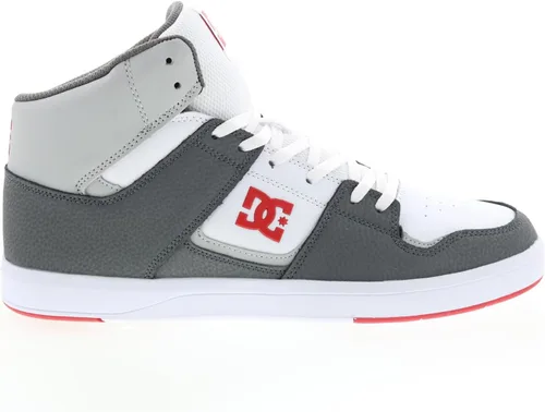 Miniatura 3 de DC Zapatos deportivos de skate de caña alta para hombre, BlancoGrisRojo (Wyr)