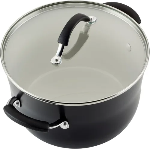 Miniatura 13 de Rachael Ray Cucina - Juego de utensilios de cocina de cerámica, 13 piezas, ollas y sartenes de cerámica con sartenes antiadherentes, sartén