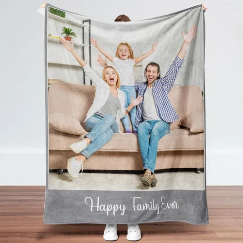 Manta personalizada con fotos, manta de fotos personalizada, mantas personalizadas para parejas, regalos para cumpleaños, Navidad, aniversario, 1
