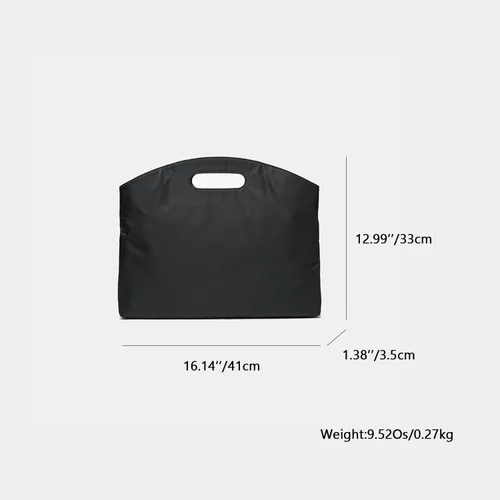 Miniatura 4 de Bolsa oficial para computadora con estilo elegante con múltiples compartimentos y diseño fácil de transportar Negro (black Nylon)
