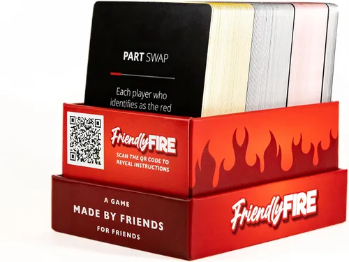 Miniatura 4 de Friendly Fire Juego de cartas de bromas para adultos, ideal para noches familiares memorables, noches de juego para adultos y fiestas hilarantes