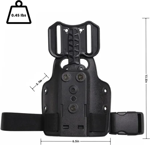 Miniatura 3 de Adaptador Flex de caída ajustable plataforma de pierna de polímero adaptador de cubierta para fundas y bolsa de cargador de cierre rápido