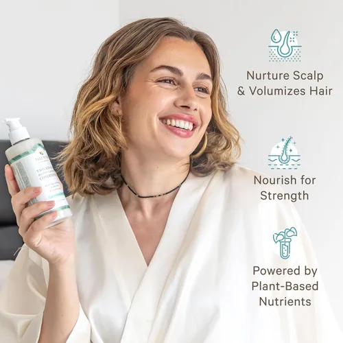 Miniatura 3 de Tree To Tub Acondicionador de biotina, cafeína activadora para cabello más completo, acondicionador espesante para mujeres y hombres para cabello