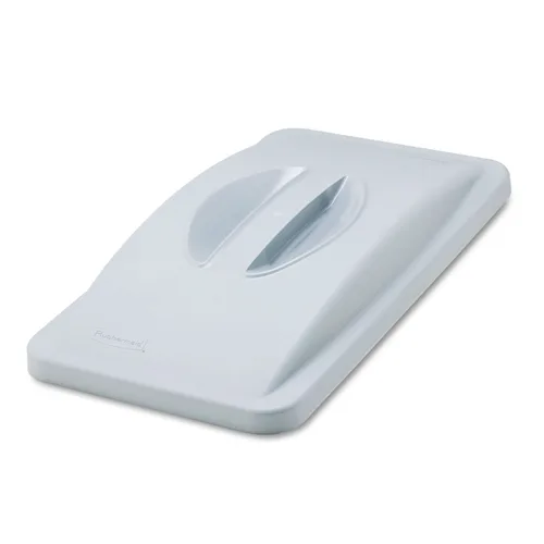 Miniatura 5 de Rubbermaid Commercial Products Tapa de Bote de Basura Slim Jim, Verde, Tapa de Residuos para Papel/Botella/Lata Compatible con Contenedor