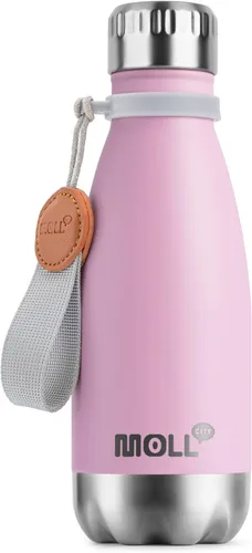 Miniatura 45 de Botella de agua para niños, botella de agua deportiva de acero inoxidable de 12 onzas con aislamiento al vacío para la vuelta a la escuela, botella
