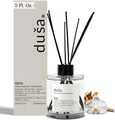 Miniatura 10 de Duša Baies Difusor de varillas perfumadas y varillas – Fragancia esencial para el hogar de 5 onzas líquidas para baño, oficina y espacios de estar