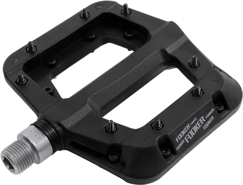 Miniatura 17 de FOOKER Pedales MTB para bicicleta de montaña, 3 rodamientos, antideslizantes, ligeros, de fibra de nailon, pedales de plataforma de bicicleta