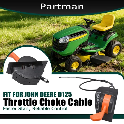 Miniatura 2 de Partman Parte apta para cable de estrangulador de acelerador John Deere GY21984 D125 D130 D140 D160 D170 LA155 X165 palanca de acelerador