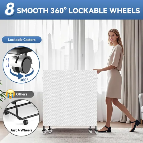Miniatura 8 de Cama plegable para invitados con colchón y respaldo ajustable de 6 posiciones para adultos, cama nido plegable de metal, siesta de oficina, descanso