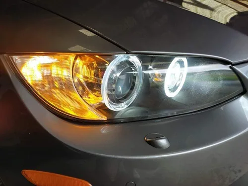 Miniatura 6 de iJDMTOY Bombillas LED 21-SMD PY24W 5200s de color amarillo ámbar sin errores compatibles con luces direccionales delanteras BMW, compatibles con BMW