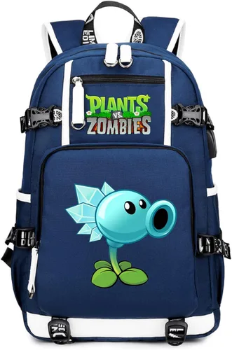 Miniatura 9 de ISaikoy Game Plants vs. Zombies - Mochila de hombro para libros, mochila escolar, color 12