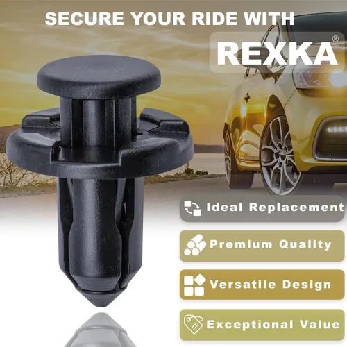Miniatura 4 de Rexka 25 piezas de 0.394 in de agujero para parachoques de motor para guardabarros y rejillas compatibles con Subaru 909140007 Baja Forester Impreza