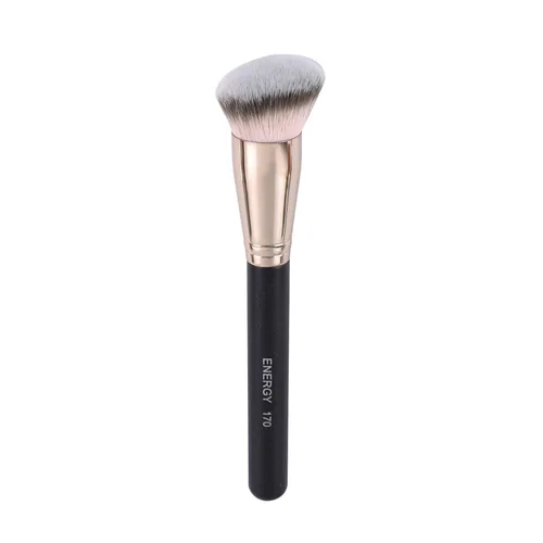 ENERGY Brocha de base para maquillaje líquido, cepillo bronceador sintético profesional para cobertura completa, crema en polvo, cosméticos, mezcla,