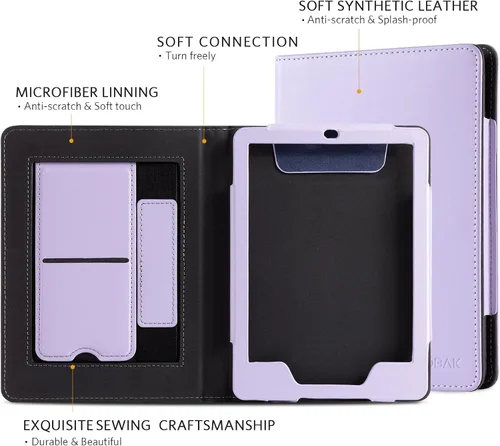 Miniatura 7 de CoBak Case with Stand for Kindle Paperwhite -with Auto Sleep Wake, Card Slot, Hand Strap Feature - Fits Kindle Paperwhite 11th Generation 6.8