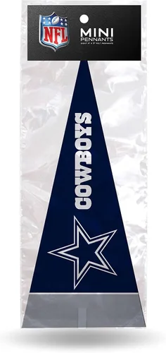 Miniatura 10 de Rico Industries NFL Fan Shop - Juego de decoración clásica de 8 piezas, 4 x 9 pulgadas, mini banderines