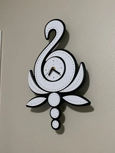Miniatura 2 de Oliva's Art Design Reloj de pared LED Swan