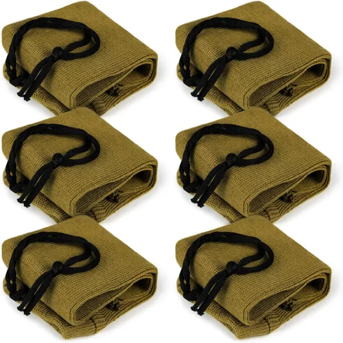 Miniatura 4 de GUGULUZA Calcetines extra gruesos para pistolas, calcetín de pistola para pistola, paquete de 4/5/6 fundas de pistola tratadas de silicona de punto