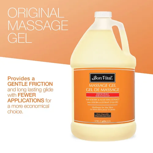 Miniatura 3 de Bon Vital' Gel de masaje original para una base de masaje versátil para relajar los músculos adoloridos y reparar la piel seca, deslizamiento