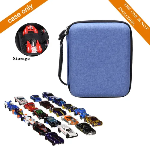 Miniatura 4 de Aproca Funda compatible con Hot Wheels/Matchbox Toy Cars & Trucks, paquete de 20, bolsa de almacenamiento portátil para autos (solo funda)