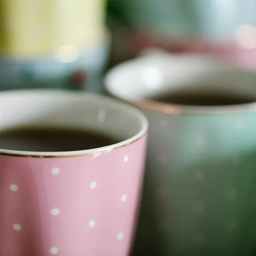 Miniatura 7 de BTaT- Royal - Juego de 8 tazas de café de porcelana de porcelana de porcelana de 12 onzas, tazas de café grandes para tazas de café, tazas de té