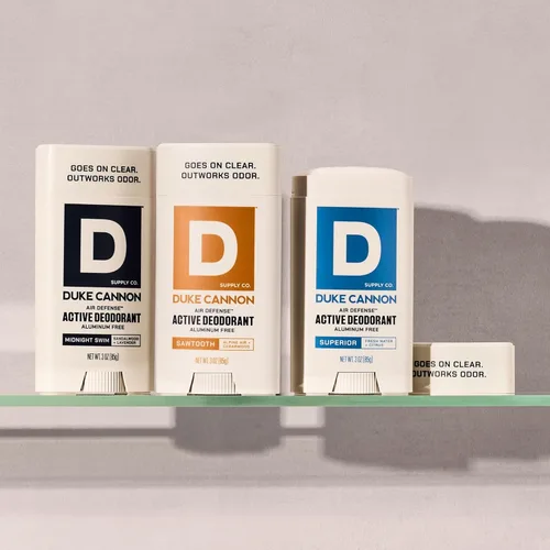 Miniatura 9 de Duke Cannon - Desodorante sin aluminio para hombres, defensa del aire, agua dulce + cítricos, 3 onzas, fórmula de larga duración, deslizamiento