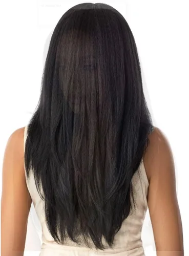 Miniatura 7 de Outre Peluca sintética con encaje frontal (suave y natural) - NEESHA 203 (color: 1B negro apagado)