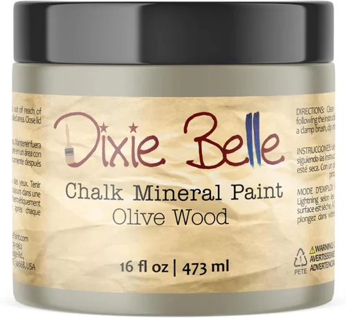 Miniatura 178 de Dixie Belle Paint Company - Pintura con acabado de tiza para muebles, color negro (Caviar), 1 galón, 128 fl oz, pintura mineral color rosa intenso