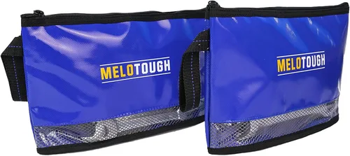 Miniatura 9 de MELOTOUGH Material impermeable 12 pulgadas bolsa de herramientas con cremallera paquete de 2, bolsa de herramientas multiusos para herramientas